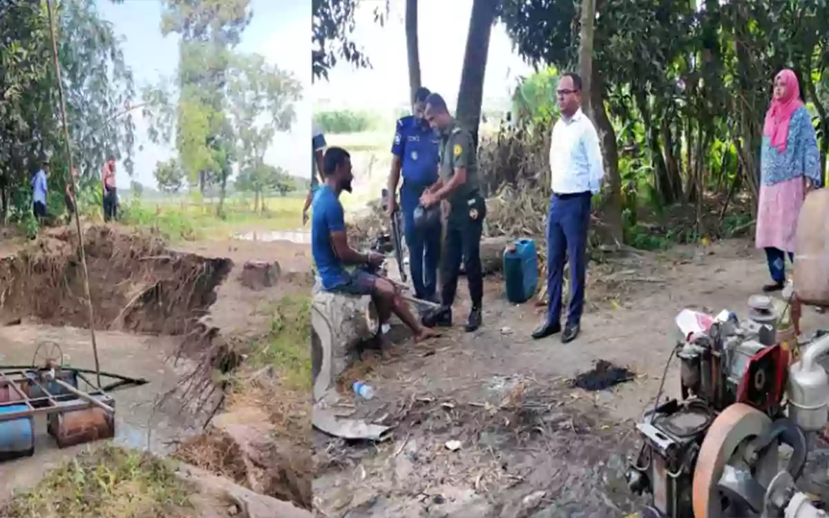Rising Cumilla - Tk 50,000 fine for illegal soil extraction in Burichang