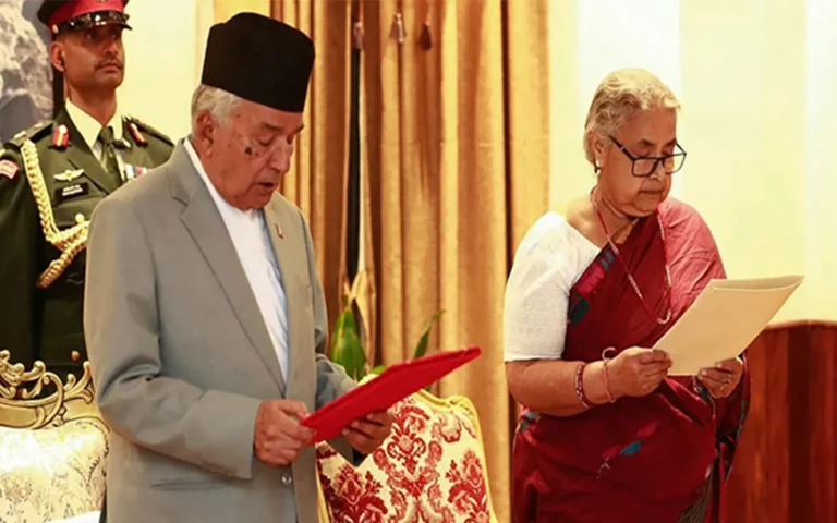 নেপালের প্রধানমন্ত্রী হিসেবে শপথ গ্রহণ করেছেন কার্কি
