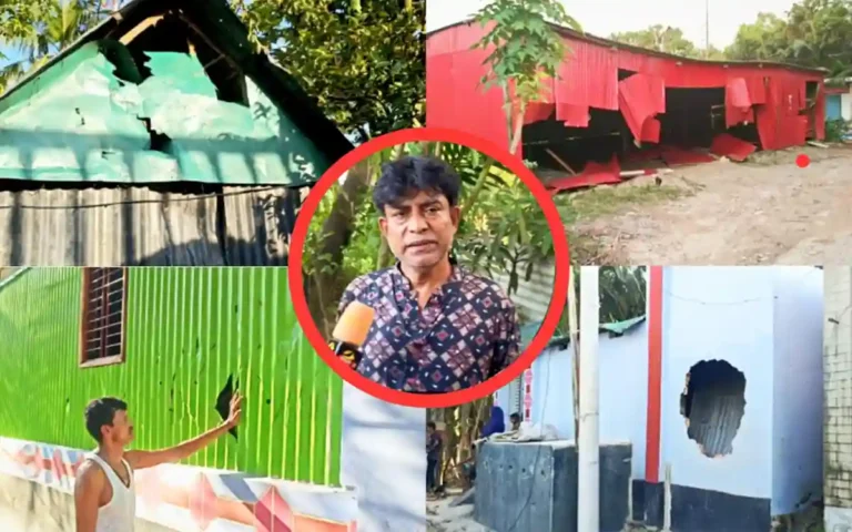 সরাইলে ইউপি সদস্যের নেতৃত্বে প্রতিবেশীদের বাড়িতে হামলা ও লুটপাটের অভিযোগ