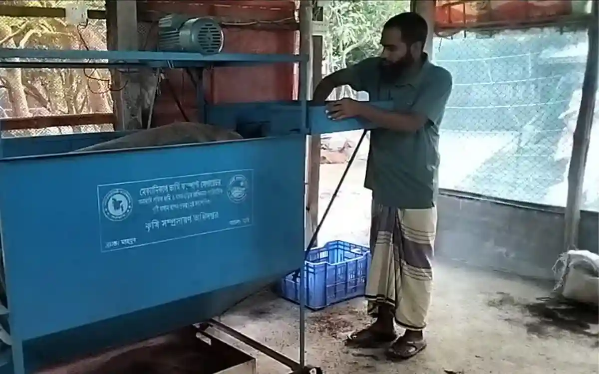 Rising Cumilla -Abu Amin of Chandina succeeds in producing earthworm fertilizer after completing BBA-MBA from DU