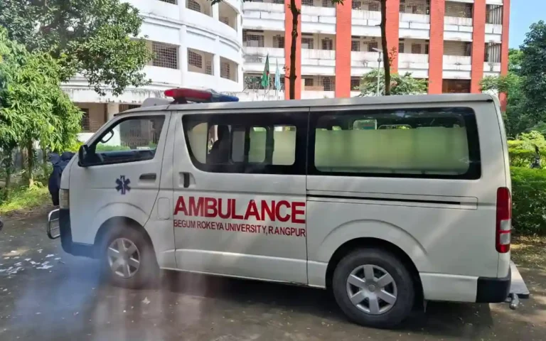 Rising Cumilla -Ambulance crisis in Berobi, Reaching medical facilities on time is a struggle