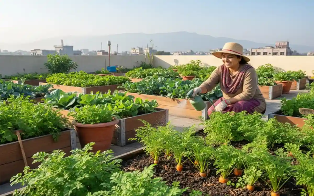 Rising Cumilla -Grow winter vegetables on your rooftop garden