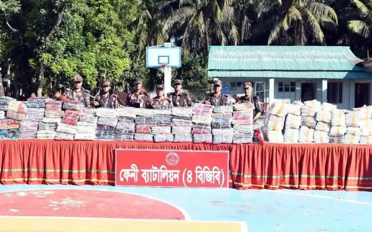 Rising Cumilla -Indian goods worth crores seized at Feni border