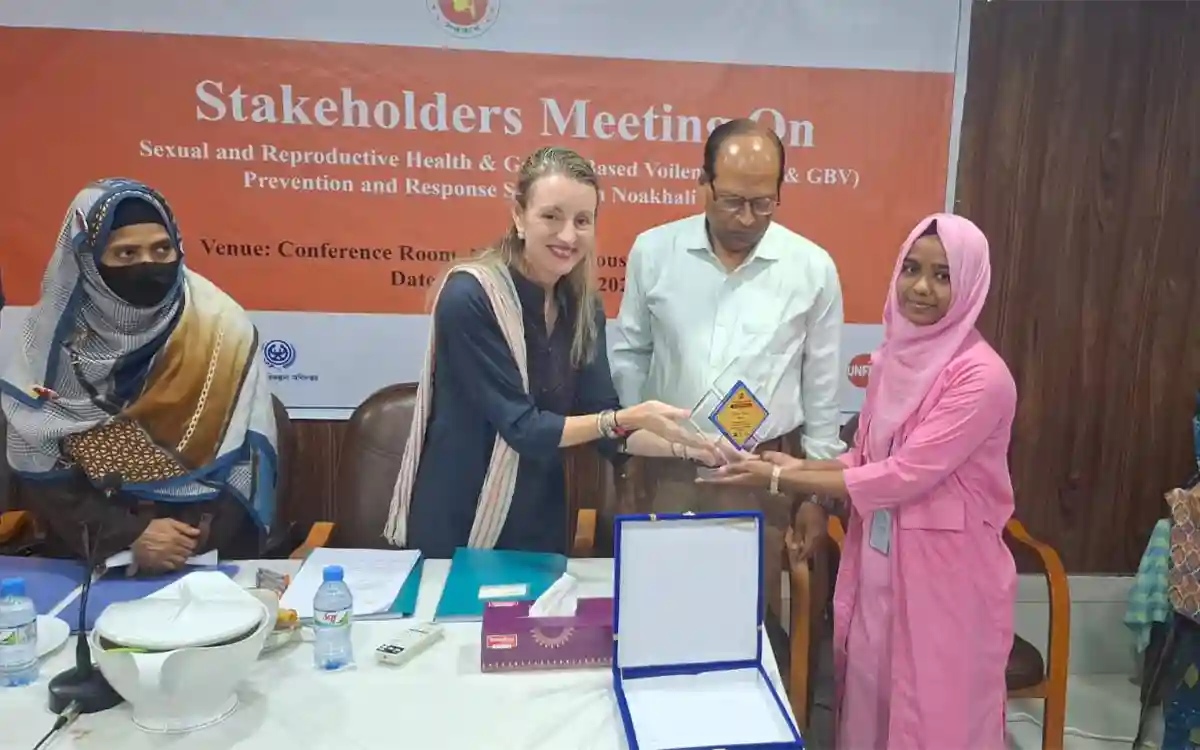 Rising Cumilla -Sexual and reproductive health and gender-based violence prevention meeting in Noakhali