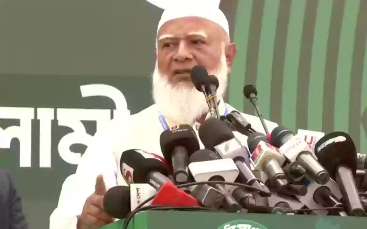 ‘আমরা জেল খেটেছি, জীবন দিয়েছি, কিন্তু মাটি ছেড়ে পালাইনি’: জামায়াত আমির