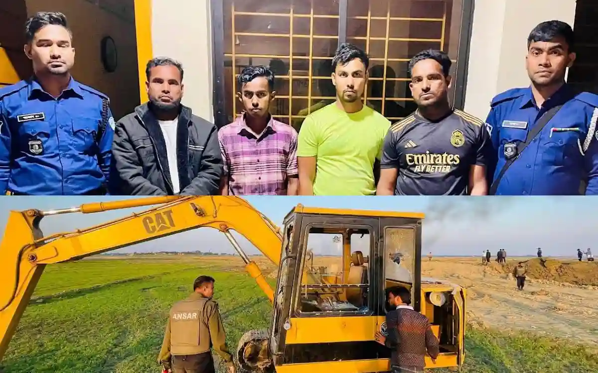 সরাইলে ভ্রাম্যমাণ আদালতের অভিযানে অবৈধভাবে মাটি কাটার দায়ে ৪ জনের কারাদণ্ড