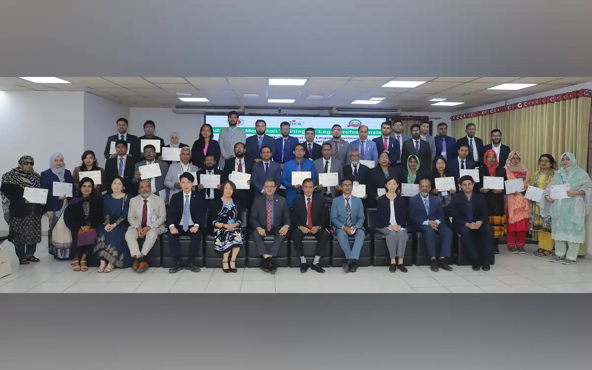 জাইকার উদ্যোগে আইনজীবীদের জন্য অ্যাডভান্সড মিডিয়েশন প্রশিক্ষণ