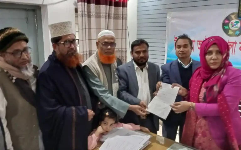 ‎ব্রাহ্মণপাড়ায় জামায়াত প্রার্থী ড. মোবারক হোসাইনের মনোনয়নপত্র দাখিল