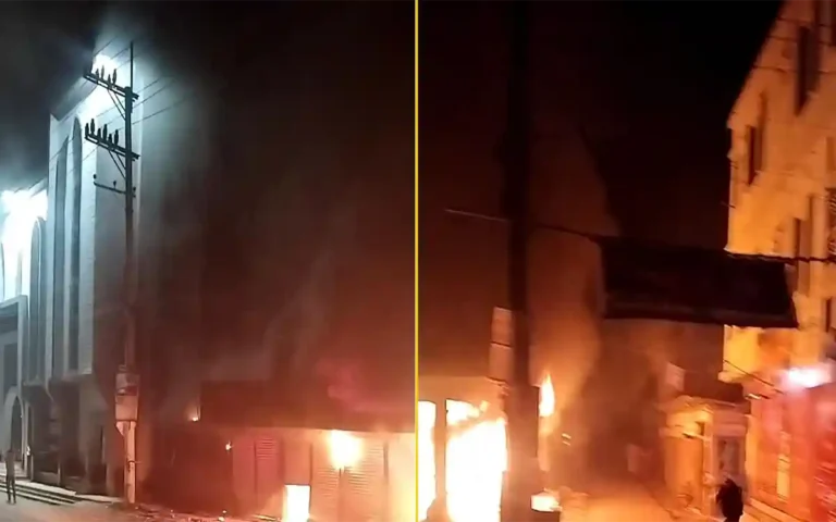 Rising Cumilla - 9 shops gutted in short circuit fire in Noakhali