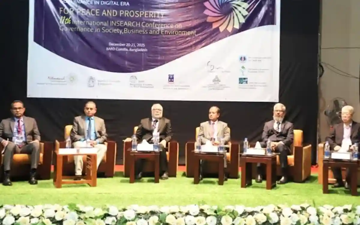 Rising Cumilla - Conference titled 'Governance in Digital Era for Peace and Prosperity' held in Comilla