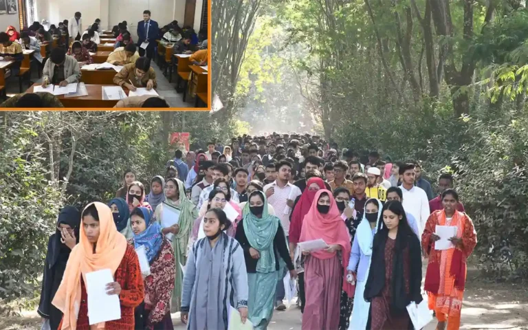 Rising Cumilla - DU Arts, Law and Social Sciences Unit Admission Test Held in Berobi