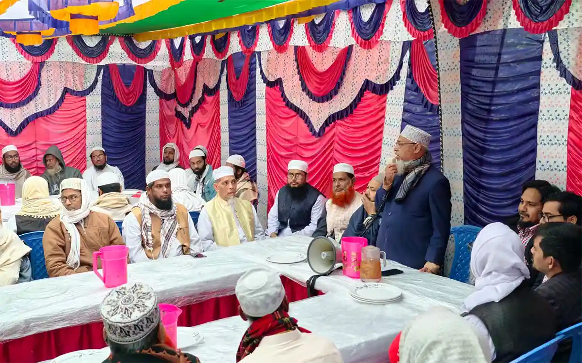 Rising Cumilla - Jamaat candidate for Comilla-6 constituency Kazi Deen Mohammad's public relations campaign in Kalirbazar