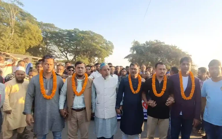 Rising Cumilla - Jubo Dal's newly formed committee announced in Nasirnagar, joyous procession