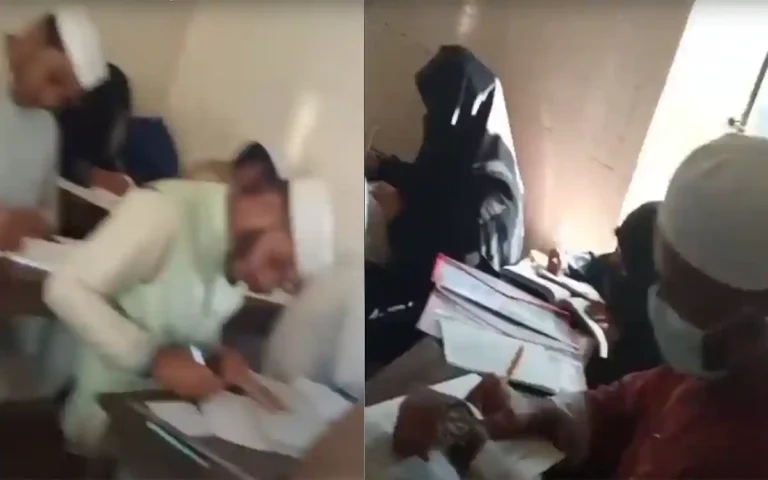 Rising Cumilla - Madrasa students took their honors exam by opening their books in public in Comilla Sadar South