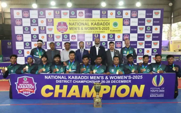 Rising Cumilla - Moulvibazar and Rangpur win titles in 'Youth Festival-2025' Kabaddi