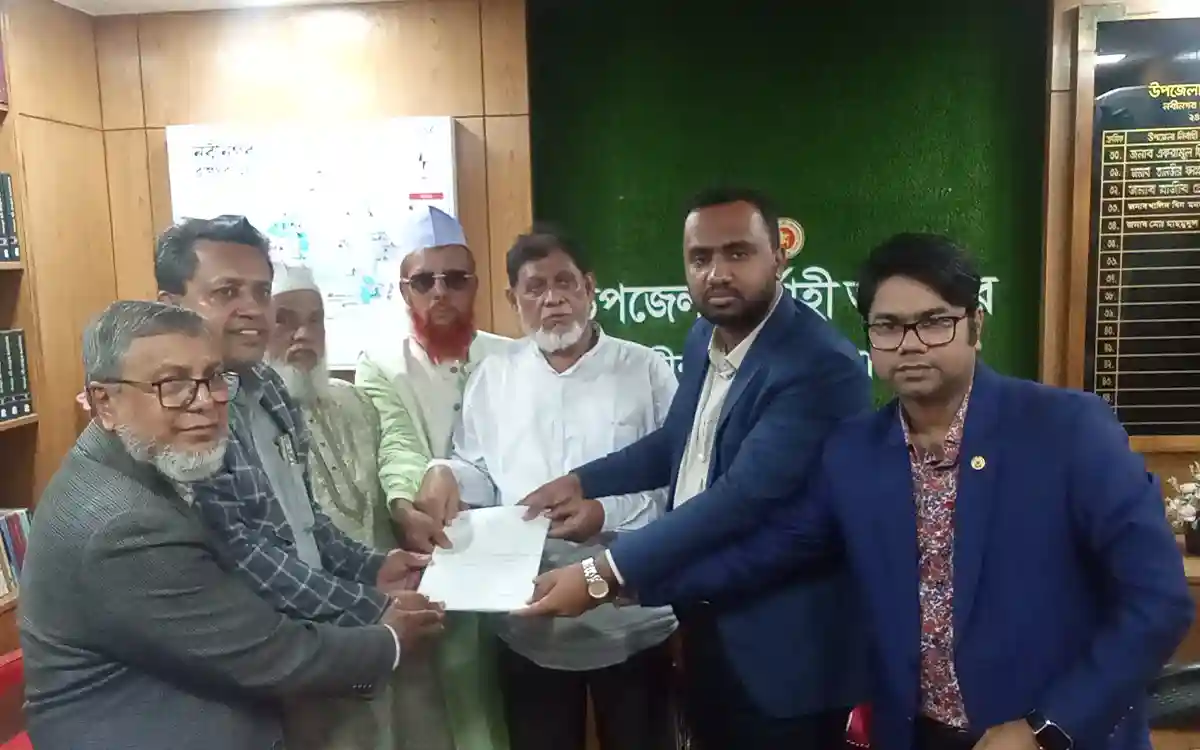 Rising Cumilla - Nabinagar Taposh's party nomination form collection