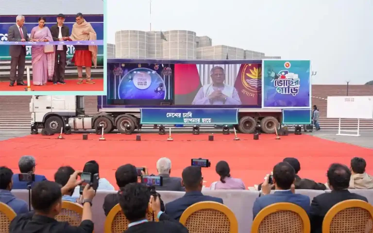 Rising Cumilla - Super Caravan, the voting vehicle, begins its journey