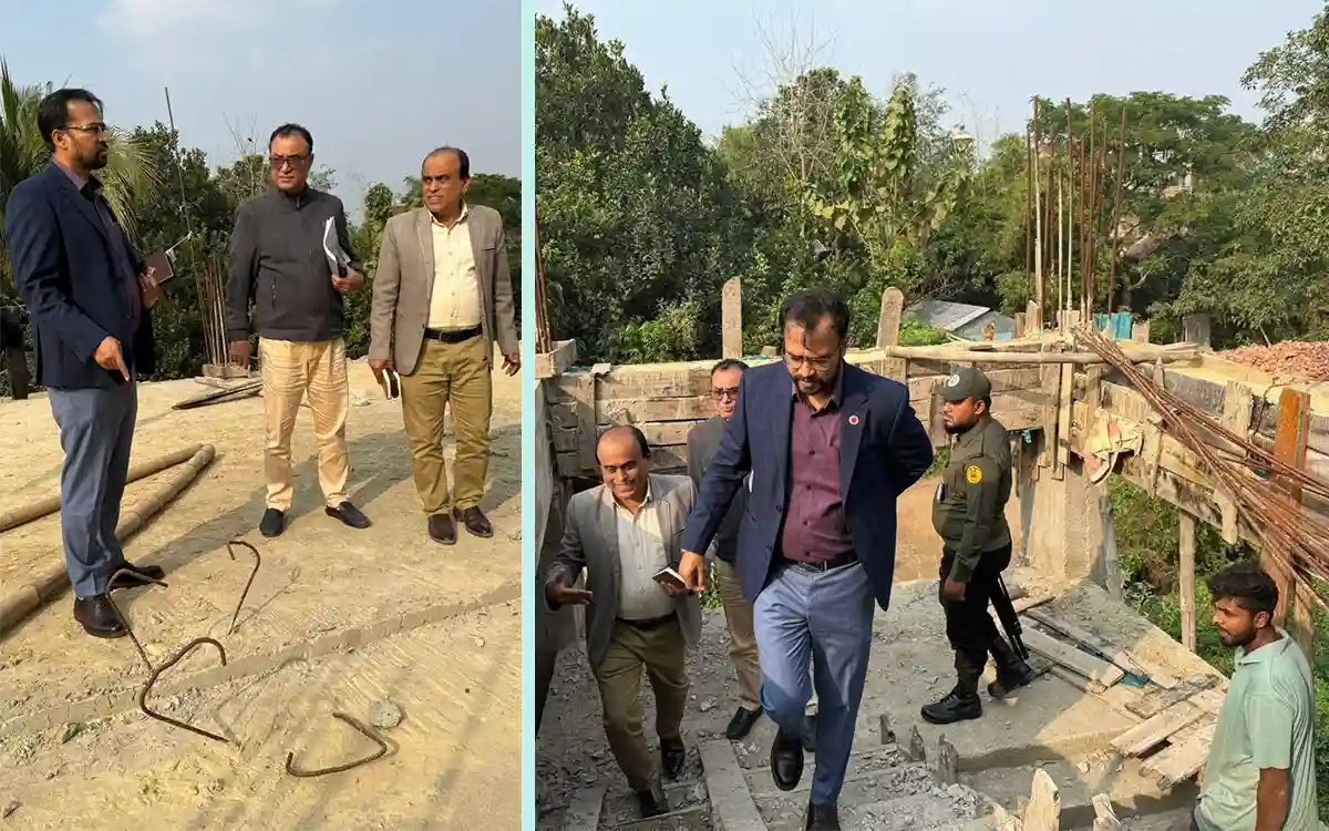 Rising Cumilla - UNO takes action over irregularities in school building construction in Sarai