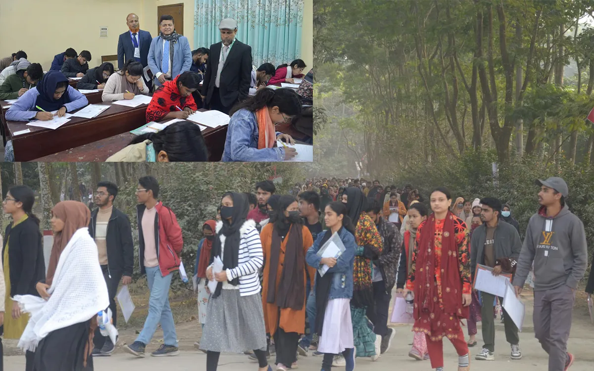 Rising Cumilla - Admission test for agriculture cluster held at Begum Rokeya University
