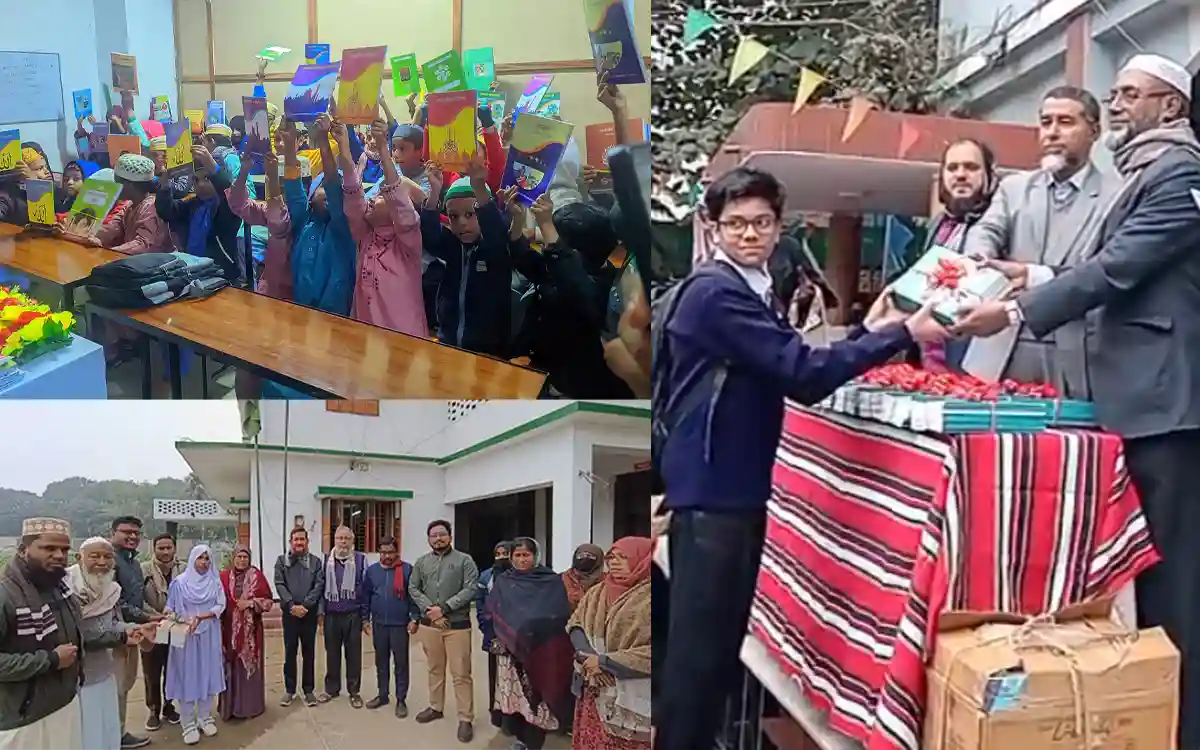 Rising Cumilla - Book distribution begins at various educational institutions in Comilla at the beginning of the year