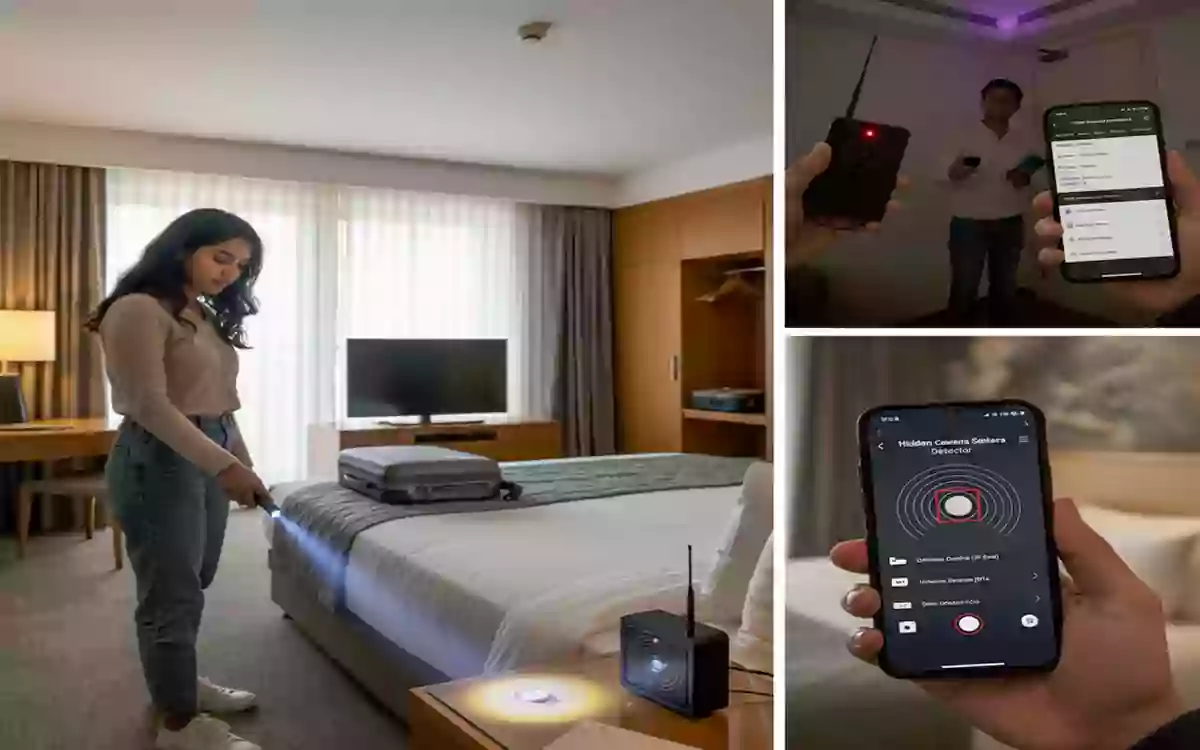 হোটেল বা ট্রায়াল রুমে লুকানো ক্যামেরা আছে কি না বুঝবেন যেভাবে