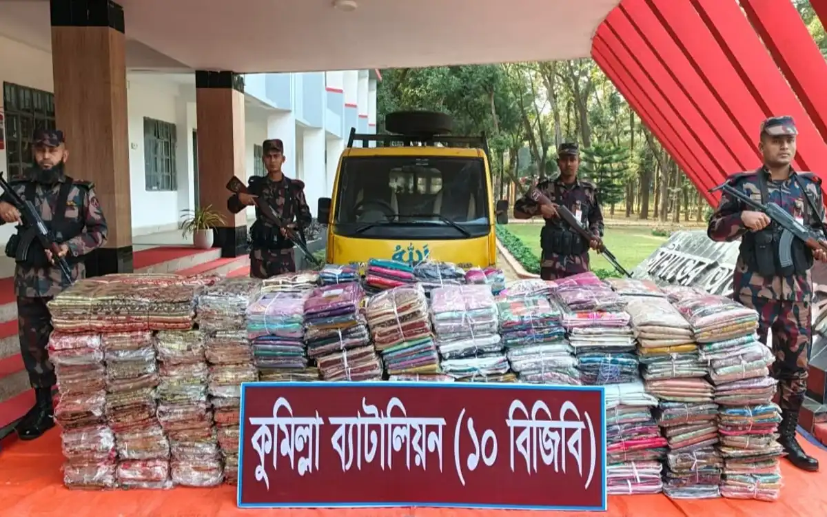Rising Cumilla - Indian goods seized in BGB operation at Comilla border
