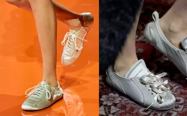 Rising Cumilla - satin sneakers