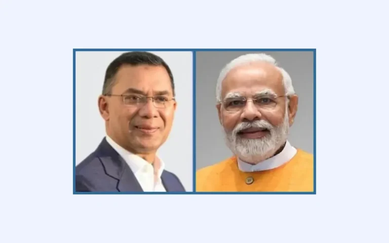 প্রধানমন্ত্রী তারেক রহমানকে মোদির শুভেচ্ছা, একসঙ্গে কাজ করার আগ্রহ প্রকাশ