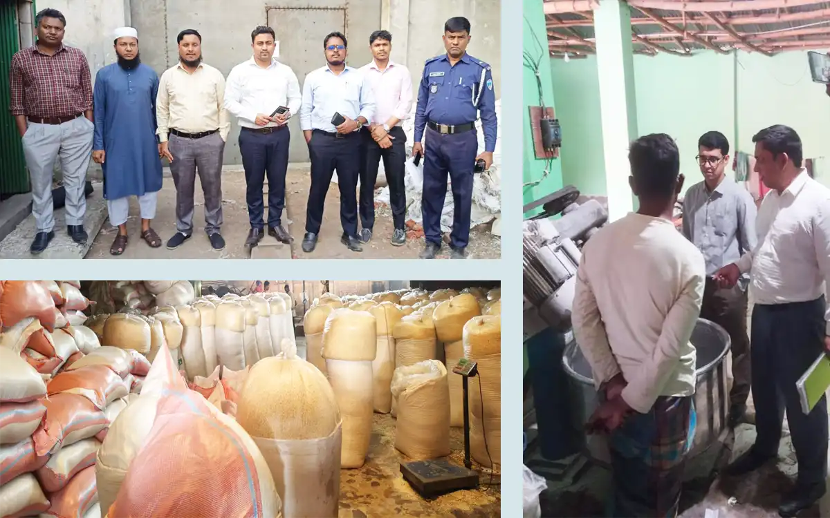 Rising Cumilla - BSTI raid in Comilla results in fine of Tk 1 lakh, sealing of mill