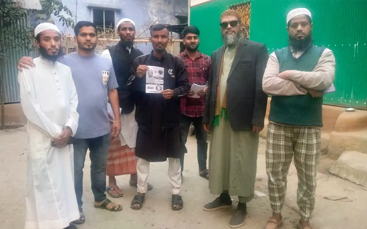 কুমিল্লা-৫ আসনে জামায়াত প্রার্থীর দাঁড়িপাল্লা প্রতিকের গনসংযোগ