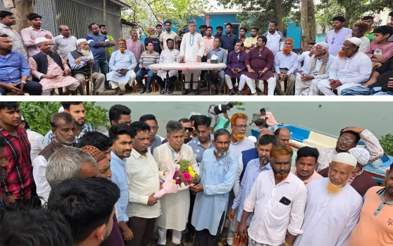 Rising Cumilla - MP MA Mannan holds post-election public relations and greetings in Nabinagar