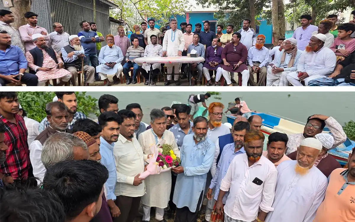 Rising Cumilla - MP MA Mannan holds post-election public relations and greetings in Nabinagar
