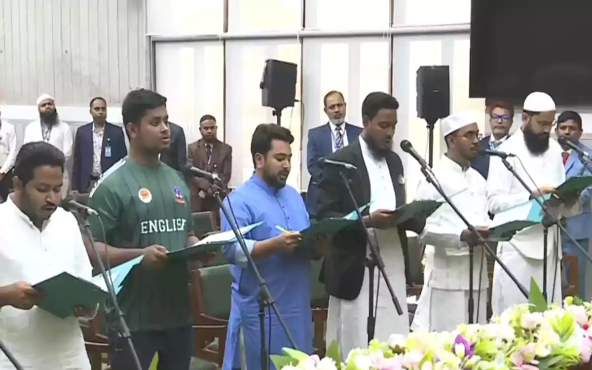 Rising Cumilla - Newly elected NCP MPs take both oaths