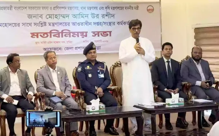 Rising Cumilla - Not even an inch of soil from the Gomti River in Comilla will be allowed to be cut-Agriculture Minister