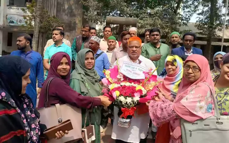 ব্রাহ্মণবাড়িয়ায় নবর্নিবাচিত সাংসদকে প্রাথমিক শিক্ষা পরিবারের সংবর্ধনা