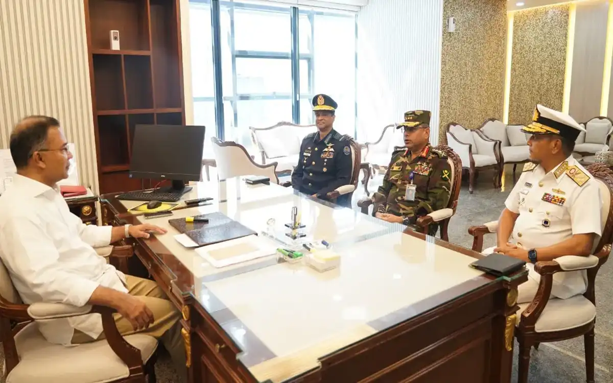 Rising Cumilla - Prime Minister Tarique Rahman holds meeting with three service chiefs