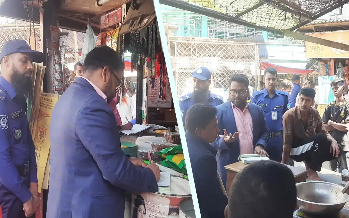 Rising Cumilla - Three establishments fined Tk 7,000 in consumer rights drive in Comilla