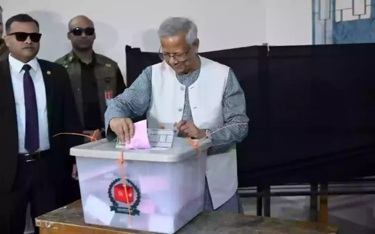 Rising Cumilla - Today is the day of liberation, a day of great joy — Dr. Muhammad Yunus said after voting