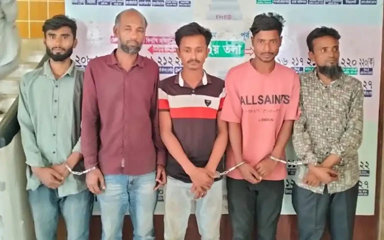 নোয়াখালীতে ৫ মাদকসেবীকে কারাদণ্ড