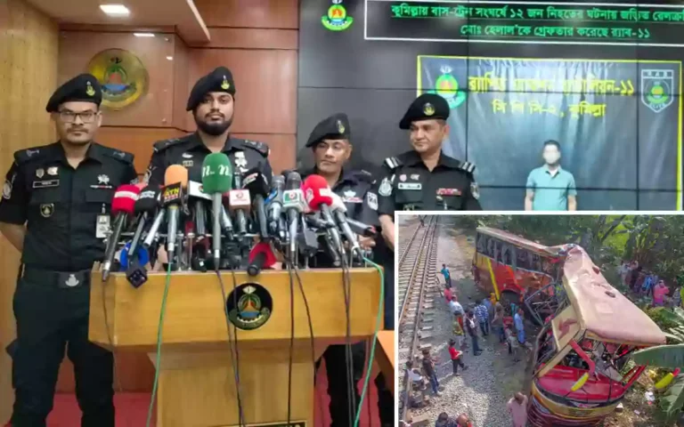 Rising Cumilla - 12 dead in train-bus collision in Comilla- Gateman's negligence main cause - RAB