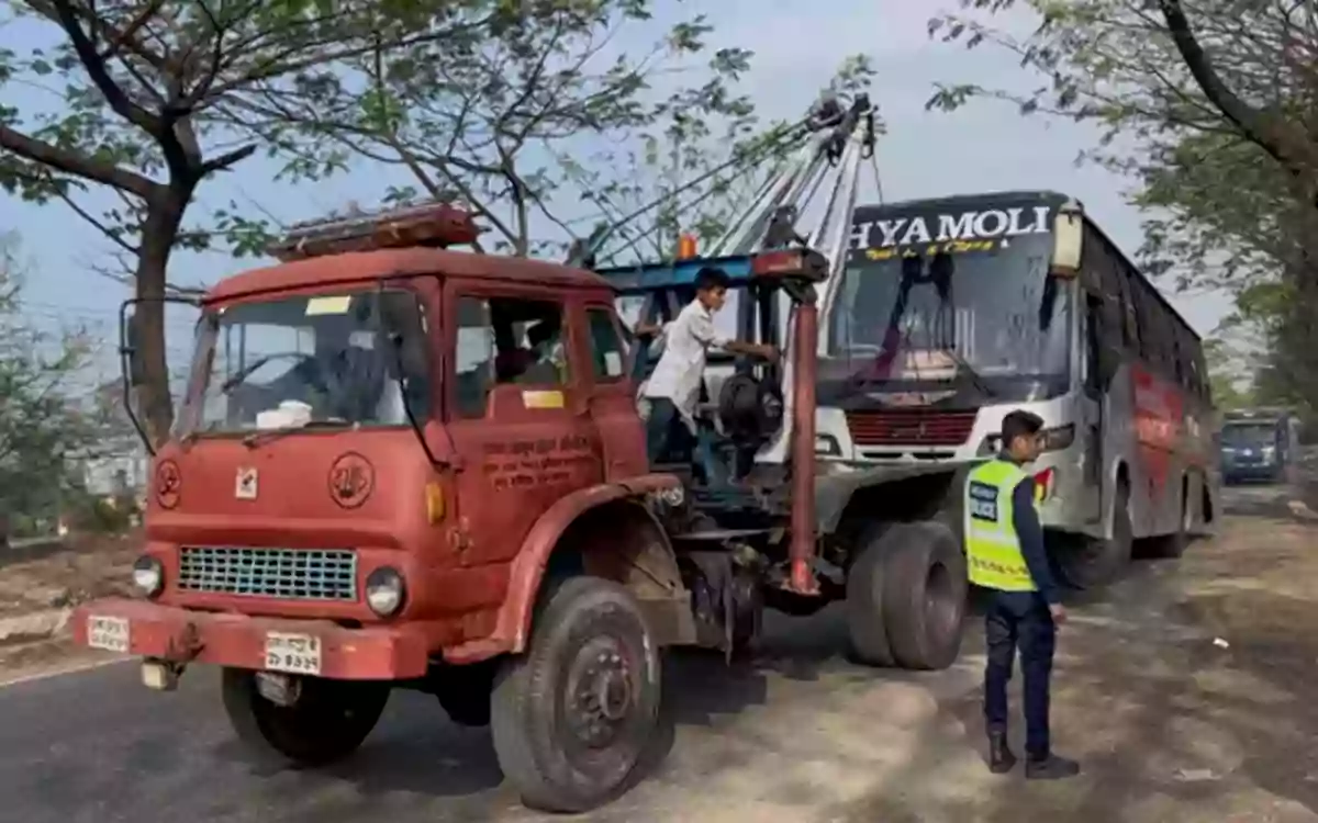 Rising Cumilla - 3 killed in Feni bus-ambulance-motorcycle accident