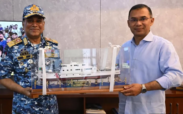 Rising Cumilla - Coast Guard Director General meets Prime Minister