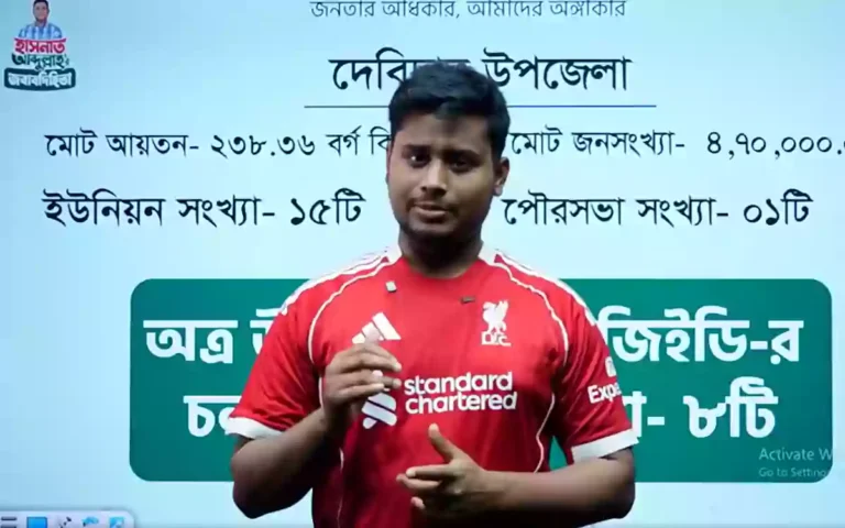 Rising Cumilla - Debidwar development work report on digital board, MP Hasnat's exceptional 'live class' in discussion