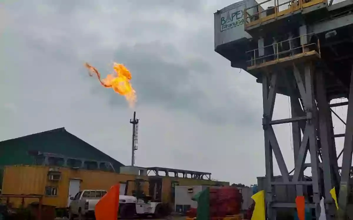 Rising Cumilla - Gas extraction from well number 5 of Srikail in Muradnagar, Comilla has begun, 8 million cubic feet of gas will be produced daily