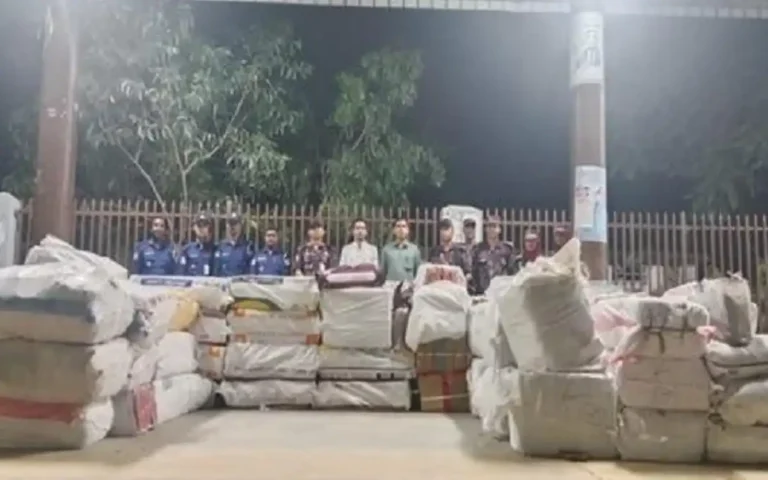Rising Cumilla - Indian illegal goods worth Tk 2.5 crore seized in Cumilla