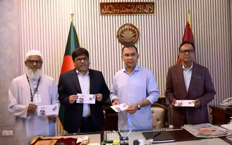 Rising Cumilla - Prime Minister unveils commemorative postage stamp to mark Independence Day