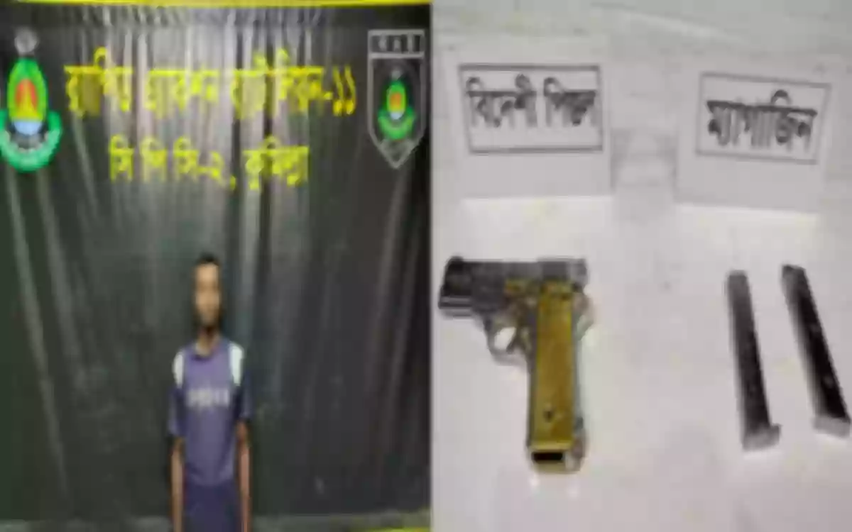 Rising Cumilla - RAB seizes weapons, drugs in separate raids in Comilla, arrests convicted accused