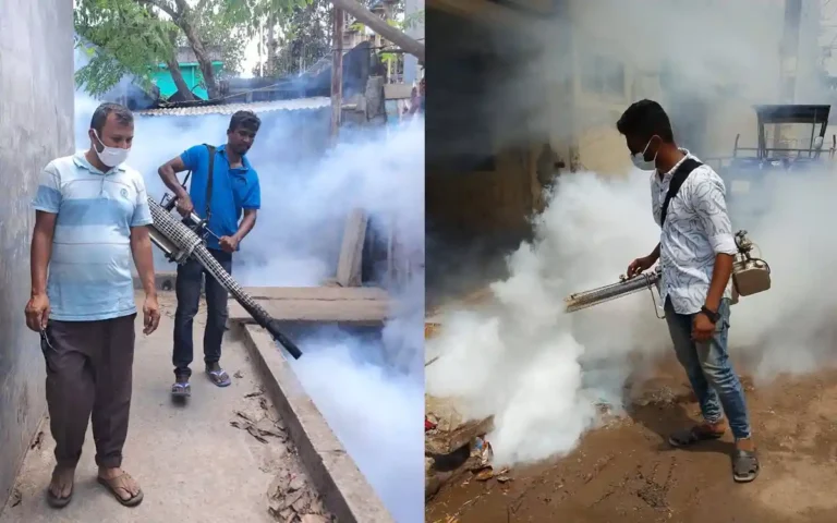 নগরীর বিভিন্ন ওয়ার্ডে ডেঙ্গু প্রতিরোধে মশক নিধন কার্যক্রম পরিচালিত