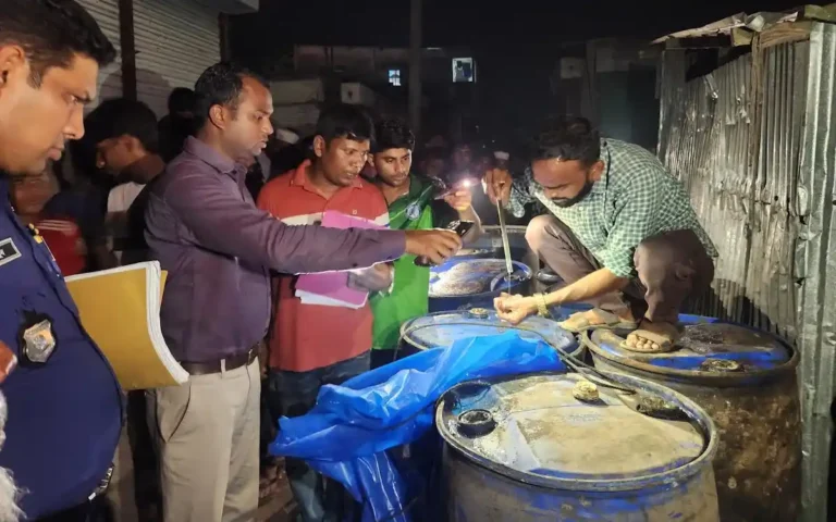 নাসিরনগর উপজেলা প্রশাসনের অভিযান, পাঁচ হাজার লিটার ডিজেল জব্দ