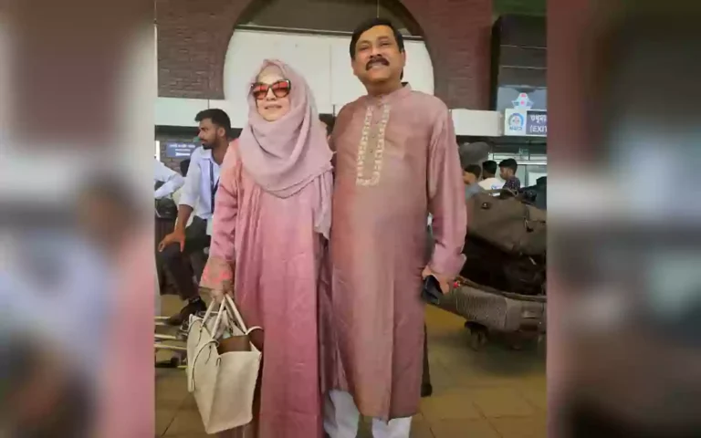 Rising Cumilla - Former Comilla City Mayor Sakku and his wife Tikli went to Saudi Arabia to perform Umrah